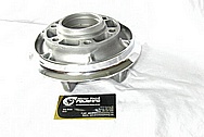 Motorcycle Aluminum Wheel Hub AFTER Chrome-Like Metal Polishing and Buffing Services / Resoration Services 