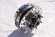 Aluminum Motorcycle Hub AFTER Chrome-Like Metal Polishing and Buffing Services