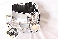 2008 Harley Davidson Road King Motorcycle Aluminum Engine / Transmission Cases AFTER Chrome-Like Metal Polishing and Buffing Services / Resoration Services 