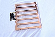 Motorcycle Custom Copper Rack Pieces AFTER Chrome-Like Metal Polishing and Buffing Services / Restoration Services