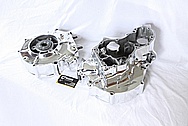 Motorcycle Aluminum Engine Cases AFTER Chrome-Like Metal Polishing and Buffing Services / Restoration Services