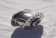 Aluminum Motorcycle Hub AFTER Chrome-Like Metal Polishing and Buffing Services