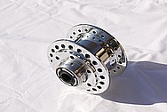 Aluminum Motorcycle Hub AFTER Chrome-Like Metal Polishing and Buffing Services