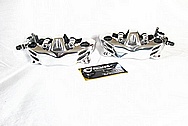 Motorcycle Steel Nisin Front Brake Calipers AFTER Chrome-Like Metal Polishing and Buffing Services / Restoration Services