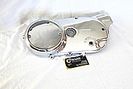 Yamaha XS650 Aluminum Motorcycle Engine Cover Pieces AFTER Chrome-Like Metal Polishing and Buffing Services / Restoration Services