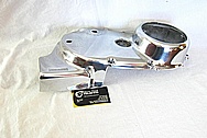 Yamaha XS650 Aluminum Motorcycle Engine Cover Pieces AFTER Chrome-Like Metal Polishing and Buffing Services / Restoration Services
