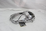 Buell XP Aluminum Motorcycle Engine Cover Piece AFTER Chrome-Like Metal Polishing and Buffing Services / Restoration Services 