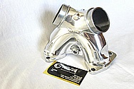 Harley Davidson S&S Aluminum Motorcycle Engine Intake X Piece AFTER Chrome-Like Metal Polishing and Buffing Services / Restoration Services