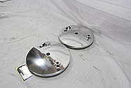 Triumph Aluminum Motorcycle Engine Cover Piece AFTER Chrome-Like Metal Polishing and Buffing Services / Restoration Services 