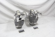 Harley Davidson S&S Aluminum Cylinders and Cylinder Heads AFTER Chrome-Like Metal Polishing and Buffing Services / Restoration Services 