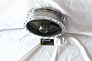 Harley Davidson Sportster Aluminum Front Hub AFTER Chrome-Like Metal Polishing and Buffing Services / Restoration Services 