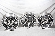 2013 Harley Davidson Tri-Glide Trike Aluminum Wheels AFTER Chrome-Like Metal Polishing and Buffing Services / Restoration Services