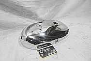 1973 Suzuki GT750 Motorcycle Engine Cover Piece AFTER Chrome-Like Metal Polishing and Buffing Services / Restoration Services