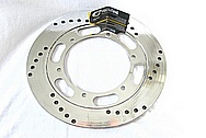 Motorcycle Steel Brake Rotor AFTER Chrome-Like Metal Polishing and Buffing Services / Restoration Service
