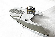 Aluminum Motorcycle Engine Cover Piece AFTER Chrome-Like Metal Polishing and Buffing Services / Restoration Service