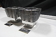 Harley Davidson Aluminum S&S Cylinder Heads AFTER Chrome-Like Metal Polishing and Buffing Services / Restoration Service