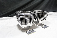 Harley Davidson Aluminum S&S Cylinder Heads AFTER Chrome-Like Metal Polishing and Buffing Services / Restoration Service