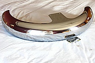 Harley Davidson Steel Front Fender AFTER Chrome-Like Metal Polishing and Buffing Services / Restoration Service
