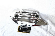 Aluminum Motorcycle Engine Cover Piece AFTER Chrome-Like Metal Polishing and Buffing Services / Restoration Service