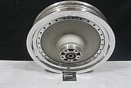 Aluminum Motorcycle Wheel AFTER Chrome-Like Metal Polishing and Buffing Services / Restoration Service