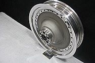 Aluminum Motorcycle Wheel AFTER Chrome-Like Metal Polishing and Buffing Services / Restoration Service