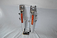 Aluminum Motorcycle Front Forks AFTER Chrome-Like Metal Polishing and Buffing Services / Restoration Service