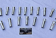 Motorcycle Aluminum Pushrod Tubes AFTER Chrome-Like Metal Polishing and Buffing Services