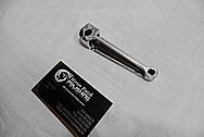Aluminum Motorcycle Brake / Shifter Lever AFTER Chrome-Like Metal Polishing and Buffing Services / Restoration Services 