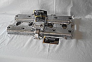 Aluminum Motorcycle Finned Valve Cover AFTER Chrome-Like Metal Polishing and Buffing Services / Restoration Services