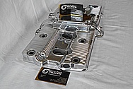 Aluminum Motorcycle Finned Valve Cover AFTER Chrome-Like Metal Polishing and Buffing Services / Restoration Services