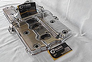 Aluminum Motorcycle Finned Valve Cover AFTER Chrome-Like Metal Polishing and Buffing Services / Restoration Services