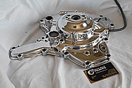 Ducati Motorcycle Engine Cover Piece AFTER Chrome-Like Metal Polishing and Buffing Services / Restoration Services
