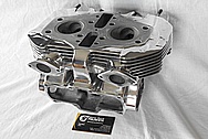 Aluminum Motorcycle Engine Cover Pieces and Engine Case AFTER Chrome-Like Metal Polishing and Buffing Services / Restoration Services