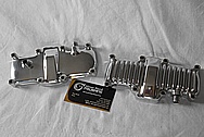 Aluminum Motorcycle Engine Cover Pieces AFTER Chrome-Like Metal Polishing and Buffing Services / Restoration Services
