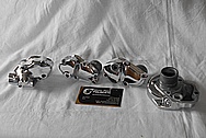 Aluminum Motorcycle Engine Cover Pieces AFTER Chrome-Like Metal Polishing and Buffing Services / Restoration Services