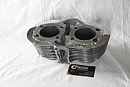 Aluminum Motorcycle Engine Cover Pieces and Engine Case AFTER Chrome-Like Metal Polishing and Buffing Services / Restoration Services