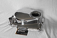 Aluminum Motorcycle Engine Cover Piece AFTER Chrome-Like Metal Polishing and Buffing Services / Restoration Services