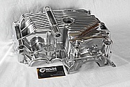 Aluminum Motorcycle Engine Cover Pieces and Engine Case AFTER Chrome-Like Metal Polishing and Buffing Services / Restoration Services