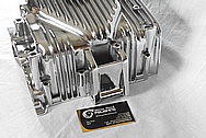 Aluminum Motorcycle Engine Cover Pieces and Engine Case AFTER Chrome-Like Metal Polishing and Buffing Services / Restoration Services