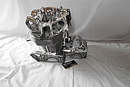 Aluminum Motorcycle Engine Cover Pieces and Engine Case AFTER Chrome-Like Metal Polishing and Buffing Services / Restoration Services