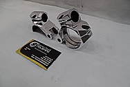 Aluminum Motorcycle Brackets AFTER Chrome-Like Metal Polishing and Buffing Services / Restoration Services