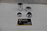 Steel and Aluminum Motorcycle Hardware Pieces AFTER Chrome-Like Metal Polishing and Buffing Services / Restoration Services