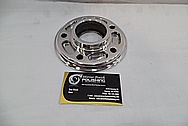 Steel Motorcycle Rotor and Aluminum Piece AFTER Chrome-Like Metal Polishing and Buffing Services / Restoration Services