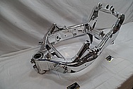 Aluminum Motorcycle Frames AFTER Chrome-Like Metal Polishing and Buffing Services / Restoration Services