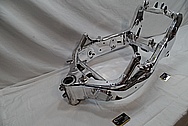 Aluminum Motorcycle Frames AFTER Chrome-Like Metal Polishing and Buffing Services / Restoration Services