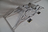 Aluminum Motorcycle Swing Arms AFTER Chrome-Like Metal Polishing and Buffing Services / Restoration Services