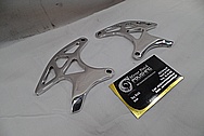 Aluminum Motorcycle Brackets AFTER Chrome-Like Metal Polishing and Buffing Services / Restoration Services