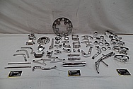 Aluminum and Steel Motorcycle Parts AFTER Chrome-Like Metal Polishing and Buffing Services / Restoration Services