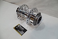 Aluminum Motorcycle Hub Piece AFTER Chrome-Like Metal Polishing and Buffing Services / Restoration Services