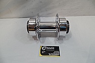 Aluminum Motorcycle Hub Piece AFTER Chrome-Like Metal Polishing and Buffing Services / Restoration Services